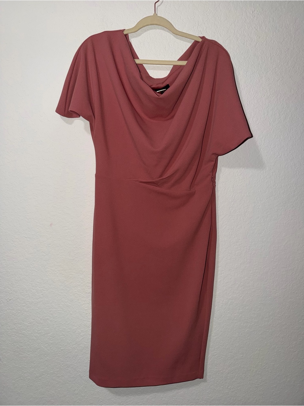 Alexia Admor Cowl Neck Midi Dress
